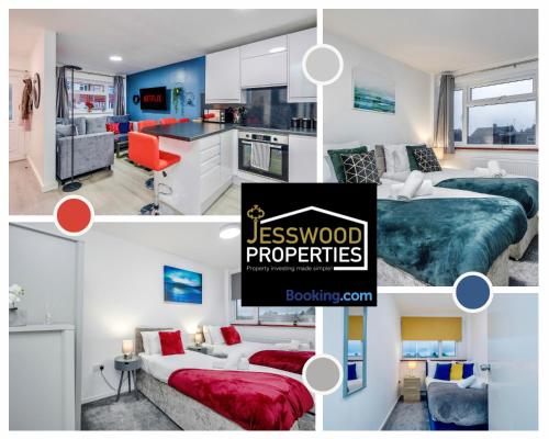 Spacious 5 Bedroom 3 Bath House by Jesswood Properties Short Lets For Contractors With Free Parking Near M1 & Luton Airport — 4-Star Luxury Hotel in Luton, United Kingdom