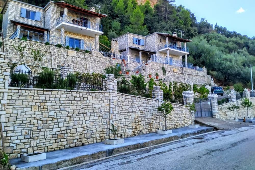 Stone Maisonettes in Aigio, Greece