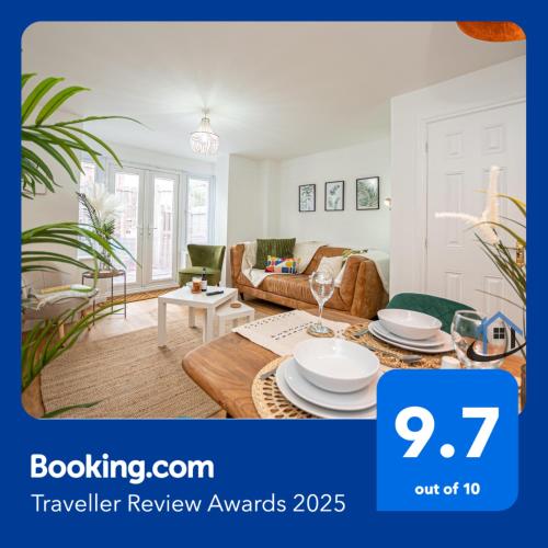 Ironside House Thrapston king or twin beds free parking workspace corporates sleeps 8 — 4-Star Luxury Hotel in Thrapston, United Kingdom