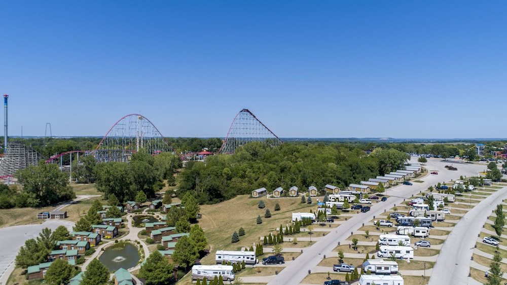 Worlds of Fun Village in Kansas City, United States