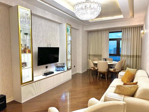 BAKU LUX Apartment with Flame Towers view in Baku, Azerbaijan
