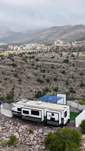 Gray Stone Caravan in Unknown City, Oman