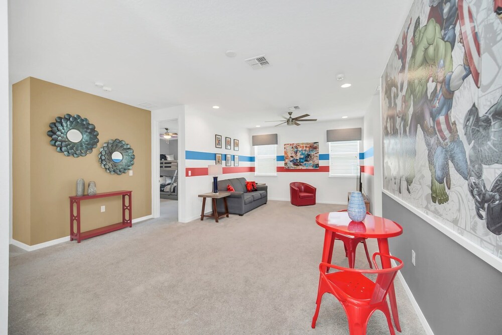 New Decor With Mickey Nemo Tinkerbell & Star Wars Rooms Private Pool and Game Room - photo 75
