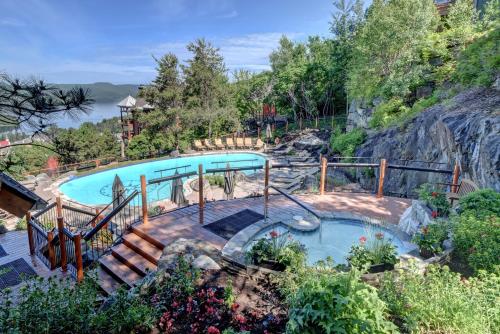 Equinox Condo On Resort Luxury Direct Ski Access Stunning View in Mont-Tremblant, Canada