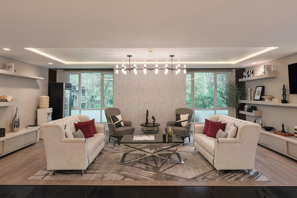 Lobby sitting area