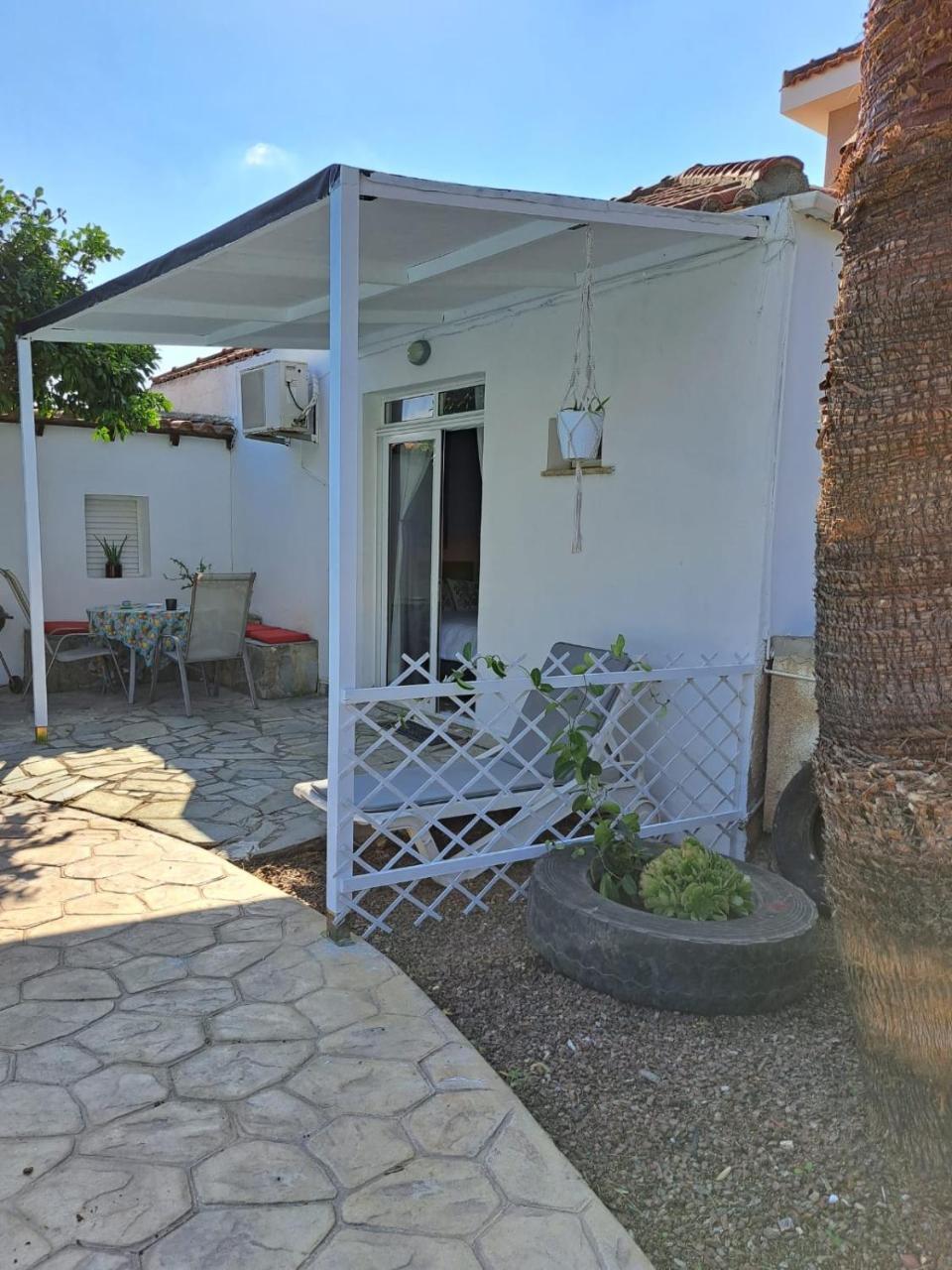 Mediterranean Poolside Garden Cottage
