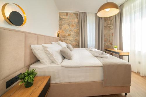 Deluxe Double Rooms in Castellum Besca in Baska, Croatia