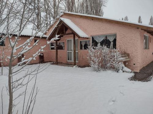 Descanso cordillerano llano blanco in Malarguee, Argentina