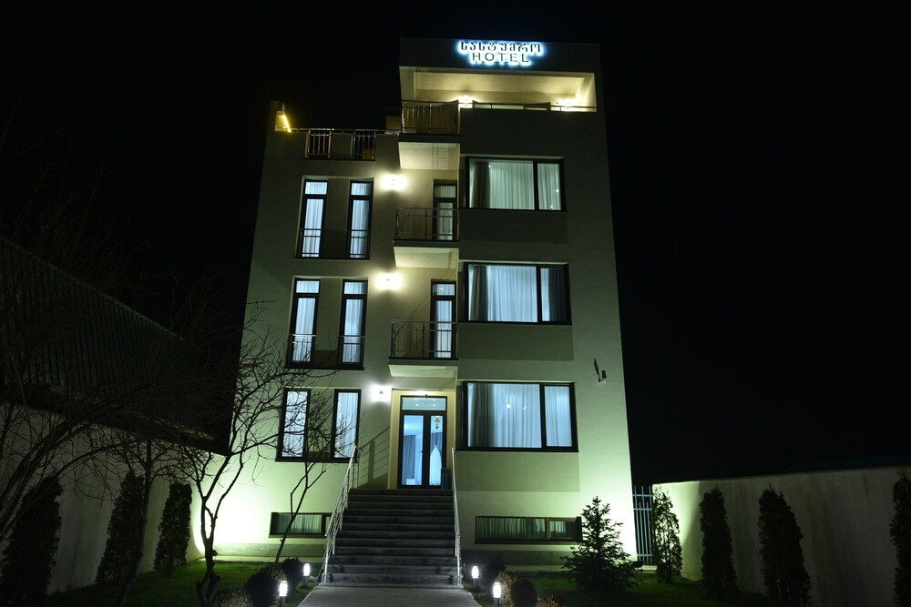 Hotel Front - Evening/Night
