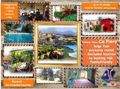 Ferienhaus mit Pool bis 20 Personen Casa vacanze con piscina fino a 20 persone — 4-Star Luxury Hotel in Urbino, Italy