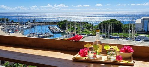 Appartement Karuk'Idîle Vue Mer Exceptionnelle à 200m de la Plage — 4-Star Luxury Hotel in Gourbeyre, Guadeloupe