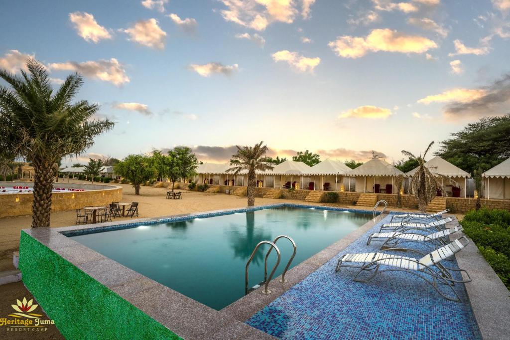 Heritage Juma Resort with swimming pool in Jaisalmer, India