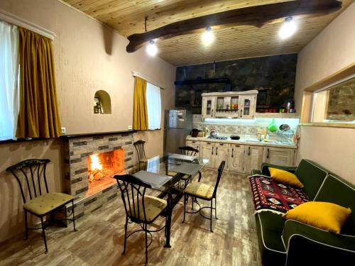 Four seasons in Ananuri in Unknown City, Georgia