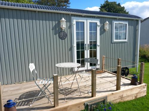 The Mad Hatter’s Shepherd’s Hut in Carlisle, United Kingdom
