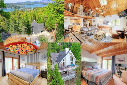 Kid's Paradise Ball Pit 2 Lofts Lakeview 5 Bd 3ba — 4-Star Luxury Hotel in Lake Arrowhead, United States