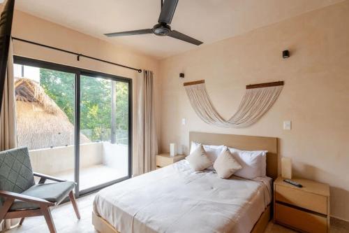 Alberca y balcon privado a 6 minutos de la playa — 4-Star Luxury Hotel in Tulum, Mexico