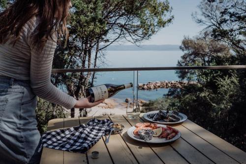 Unshackled at Freycinet in Coles Bay, Australia