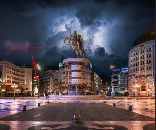 Ira's Square 2 Bedroom Apt Free Parking — 4-Star Luxury Hotel in Skopje, Republic of Macedonia