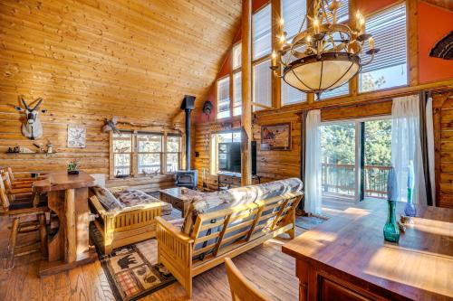 4 Mi To Fossil Beds Private Log Cabin On 3 Acres 21125531 — Florissant