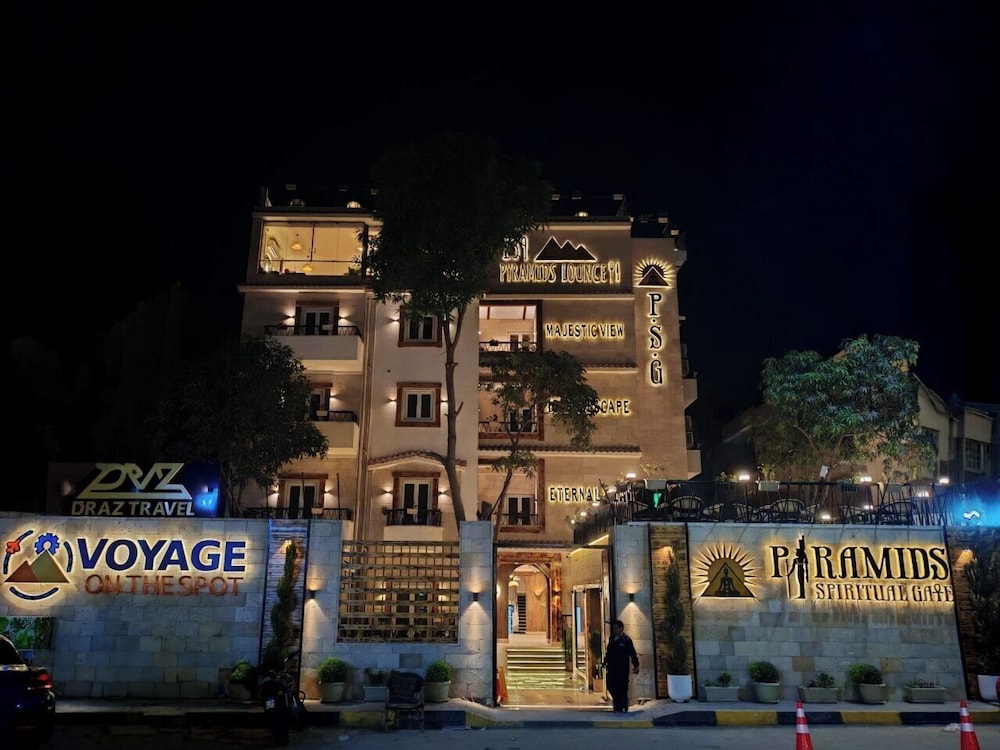 Pyramids Spiritual Gate in Giza, Egypt