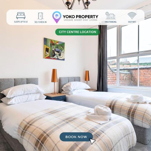 Spacious House Sleeps 10 Central Location Free Parking Fast WiFi and Smart TV with Netflix by Yoko Property — 4-Star Luxury Hotel in Northampton, United Kingdom