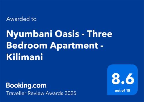 Nyumbani Oasis Tastefully Furnished Three Bedroom Apartment In Kilimani
