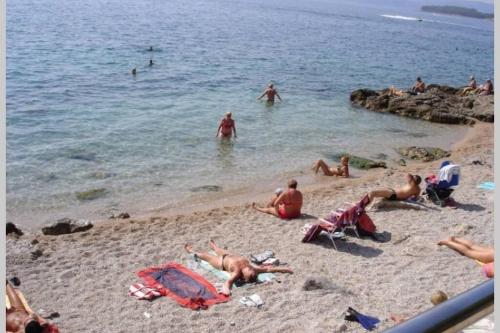House near sea coast with green surrounding — 4-Star Luxury Hotel in Krk, Croatia