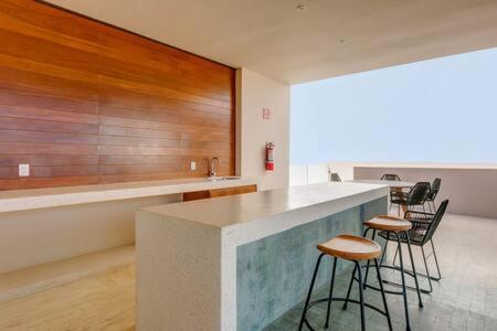 NEW Downtown Stay with Oceanview Roof Pool and Gym plus Cafe — 4-Star Luxury Hotel in Playa Del Carmen, Mexico