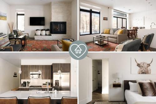 Riverfront Patio Hot Tub Luxe Silverthorne in Silverthorne, United States