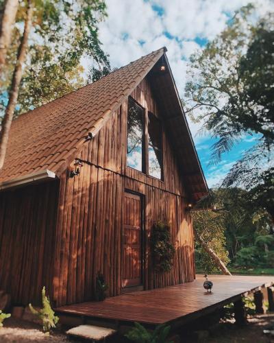 Cabana aconchegante em meio à natureza - carbon neutral hotel in Unknown City