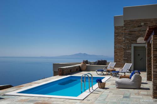 Acron Andros 3 Bedroom Villa with Private Pool — 4-Star Luxury Hotel in Andros, Greece