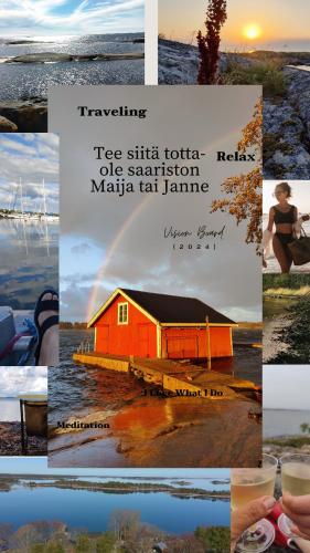 Majoitu saaressa Nauvon ulkosaaristossa in Unknown City, Finland