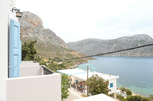 Kalymnos Skalia Mountain Sea in Kalymnos, Greece