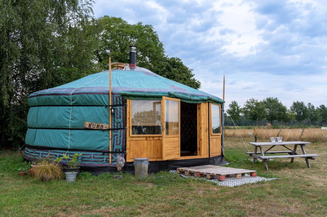 Yurs - carbon neutral hotel in Unknown City