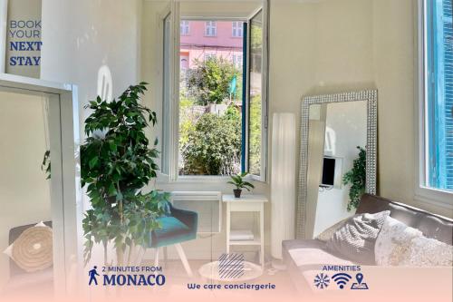 Charming T2 2 Minutes Walk From Monaco in Beausoleil, France