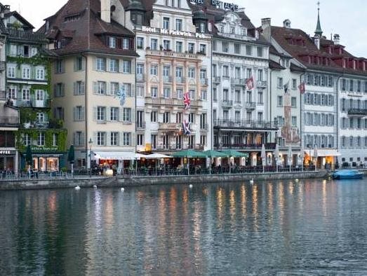 Hotel Pickwick and Pub the room with a view in Luzern, Switzerland