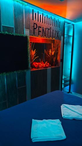 Smart Luxury Penthouse Suites Private Sauna Hot Tub Home Cinema at the best Location in Skopje — 4-Star Luxury Hotel in Skopje, Republic of Macedonia