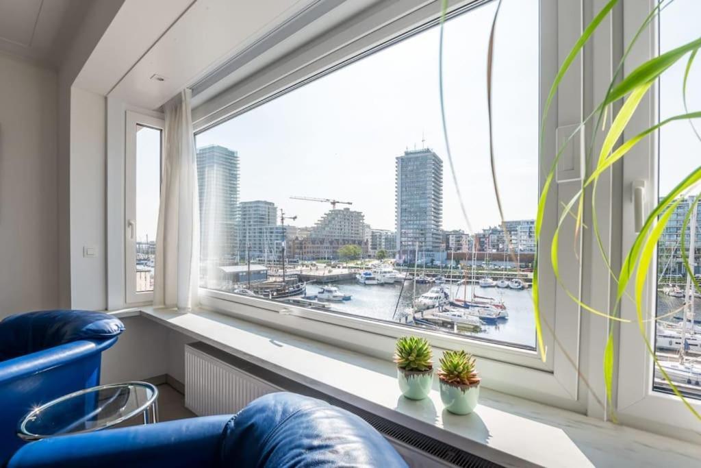 View of the yacht port — 4-Star Luxury Hotel in Ostend, Belgium