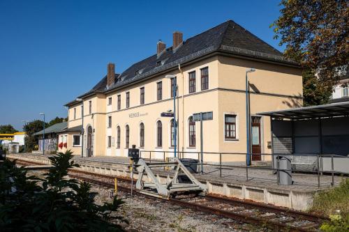 Gutenacht Bahnhof in Weimar, Germany