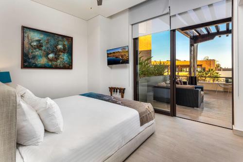 Hot Spot Overlooking Cabo Marina Private Terrace in Cabo San Lucas, Mexico