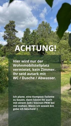 Privater Womo Stellplatz im Wendland in Lauchhammer, Germany