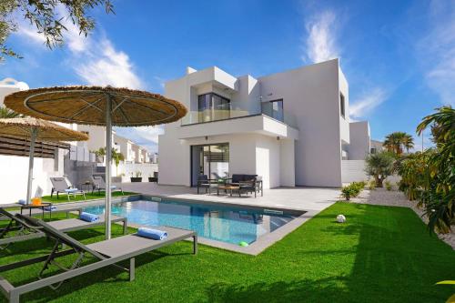 Villa Vitalia 3 En suite Beds with Private Pool — 4-Star Luxury Hotel in Paralimni, Cyprus