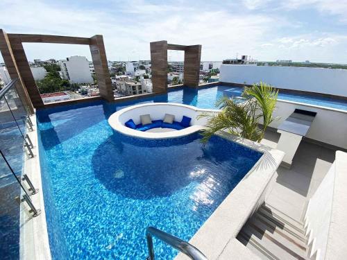 Estudio con rooftop cerca de la playa y 5ta av — 4-Star Luxury Hotel in Playa Del Carmen, Mexico