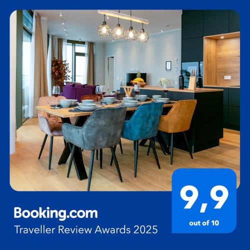 CABANA TheView Terrasse Waterfront kostenloser Parkplatz WiFi — 4-Star Luxury Hotel in Oldenburg, Germany