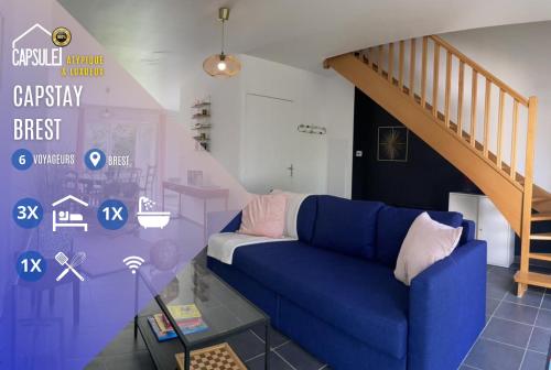 Capstay Brest Lambezellec 7 Minutes Des Plages Et du Port in Brest, France