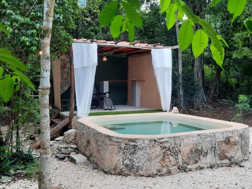 If you enjoy nature La Quinta Azul is the place connecting with your senses in Puerto Morelos, Mexico