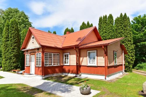 Senoji sodyba in Anyksciai, Lithuania