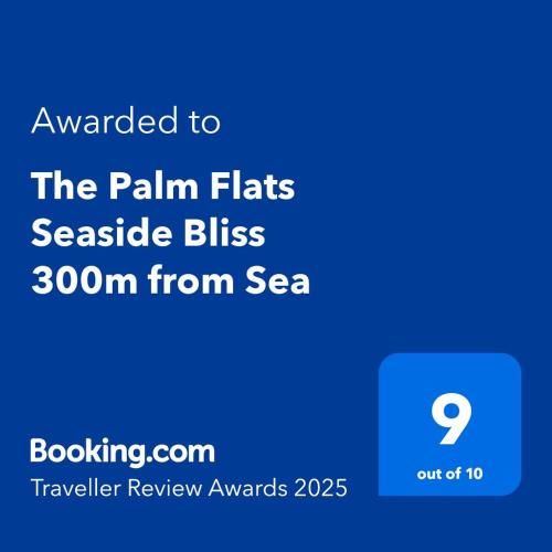 The Palm Flats Seaside Bliss 300m from Sea