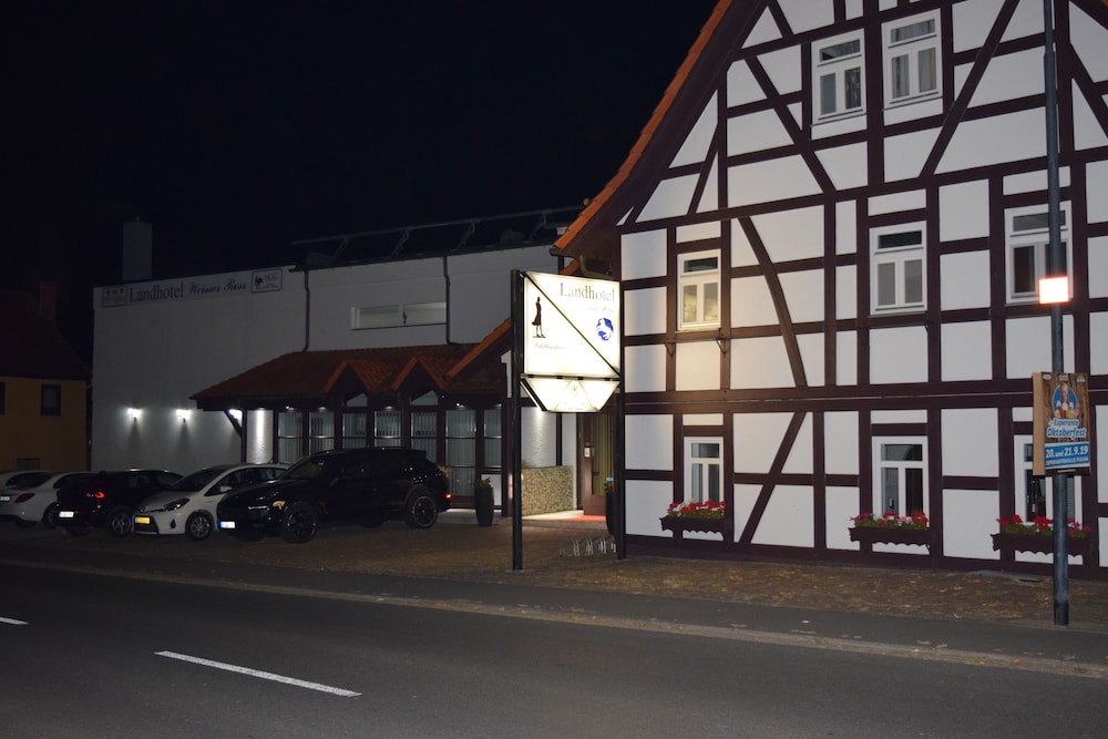 Front of property - evening/night