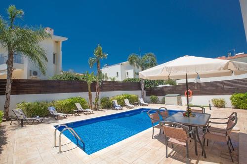 Villa Dafnis Chrysos Modern 3 Bedroom Protaras Villa With Pool
